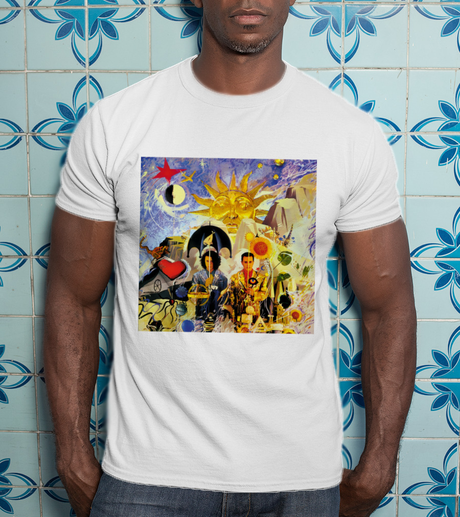 TFF 03 The Seeds Of Love Album Cover Collage Art Psychedelic T-Shirt