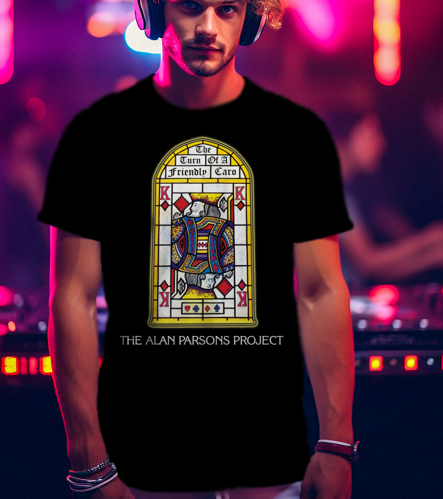 The Alan Parsons Project The Turn Of A Friendly Card King Stained Glass T-Shirt
