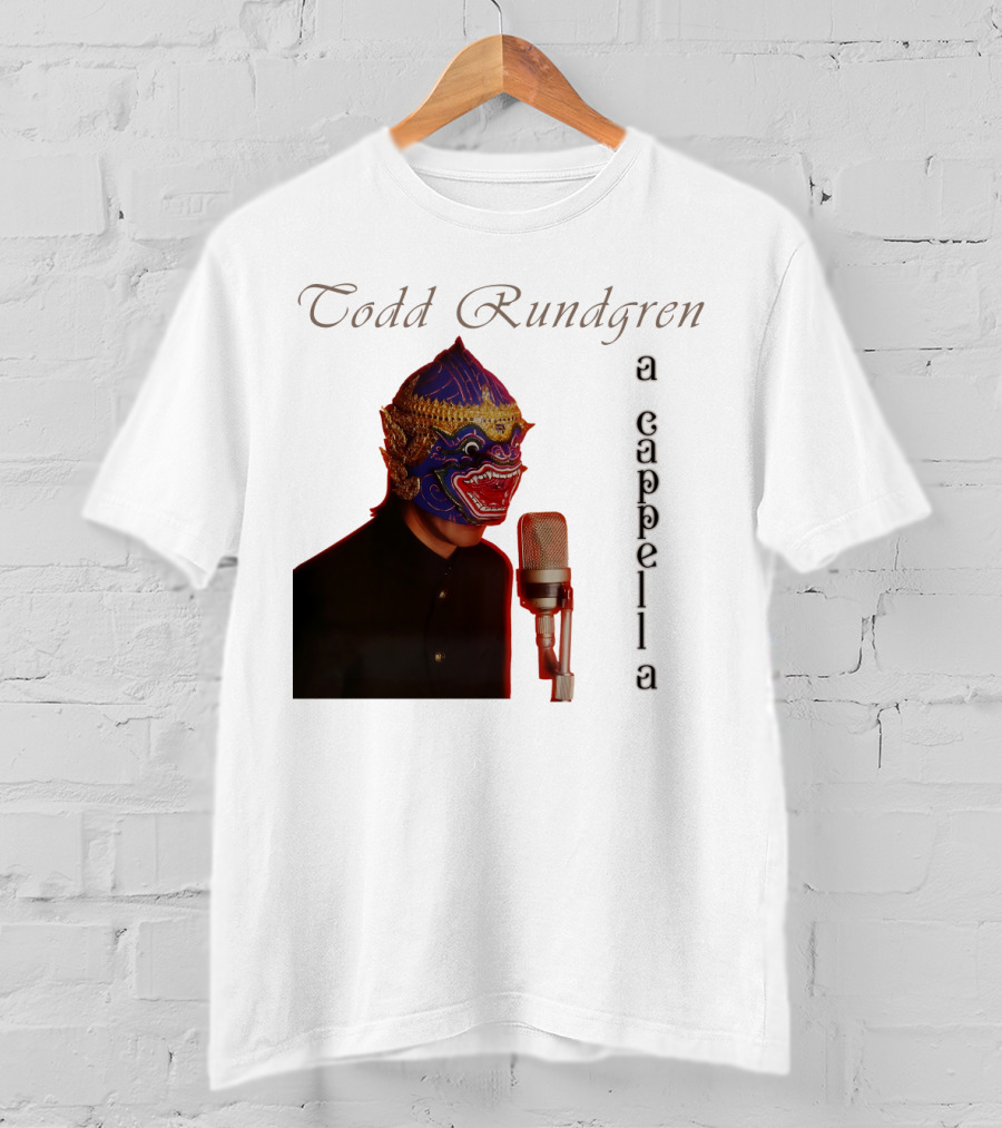 Todd Rundgren A Cappella Mask With Microphone T-Shirt