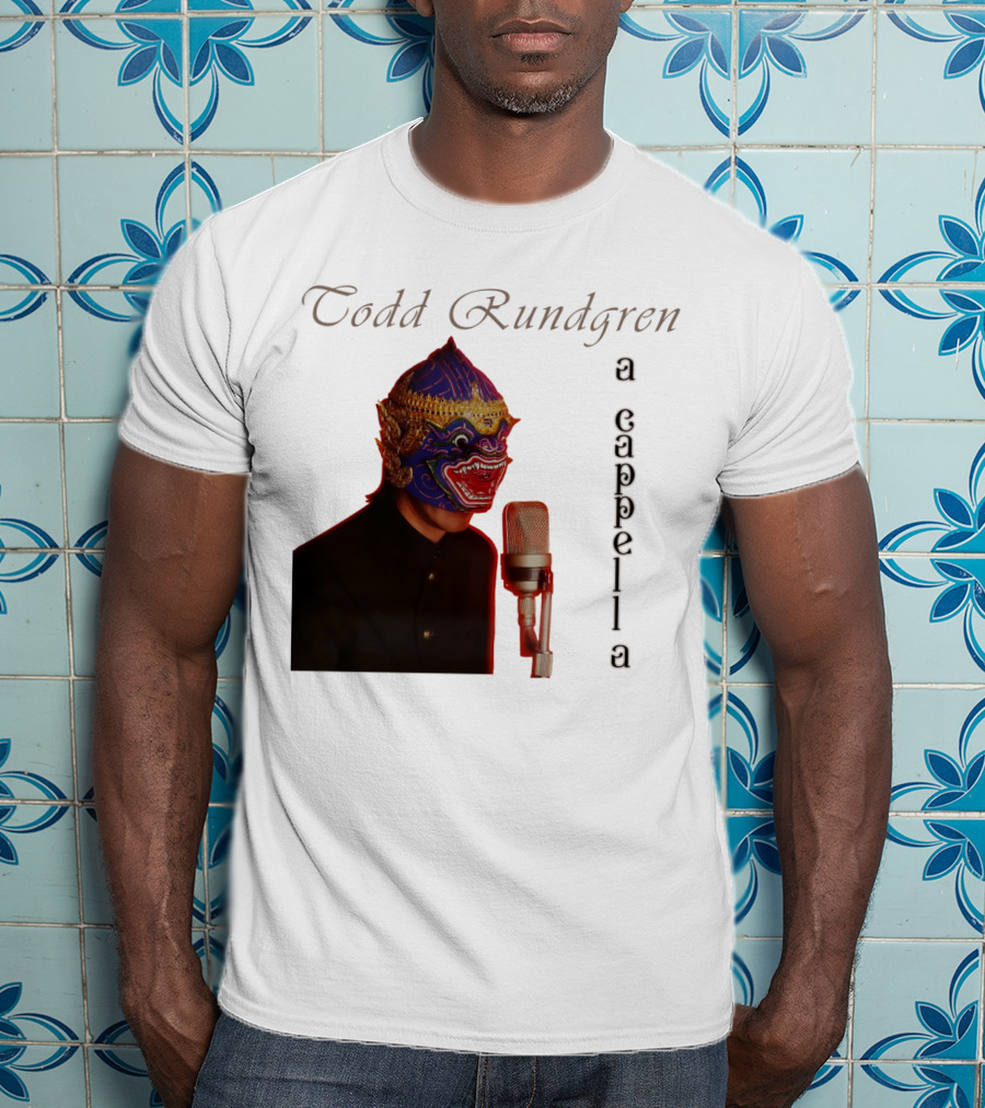 Todd Rundgren A Cappella Mask With Microphone T-Shirt