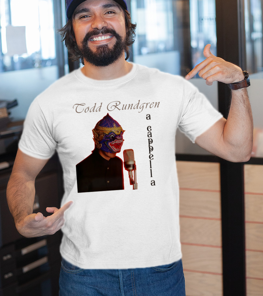 Todd Rundgren A Cappella Mask With Microphone T-Shirt