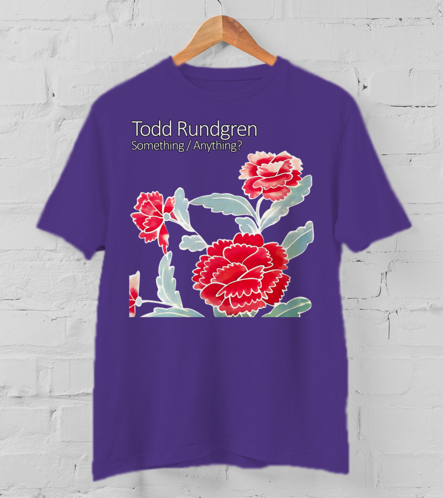 Todd Rundgren Something Anything Red Flowers T-Shirt