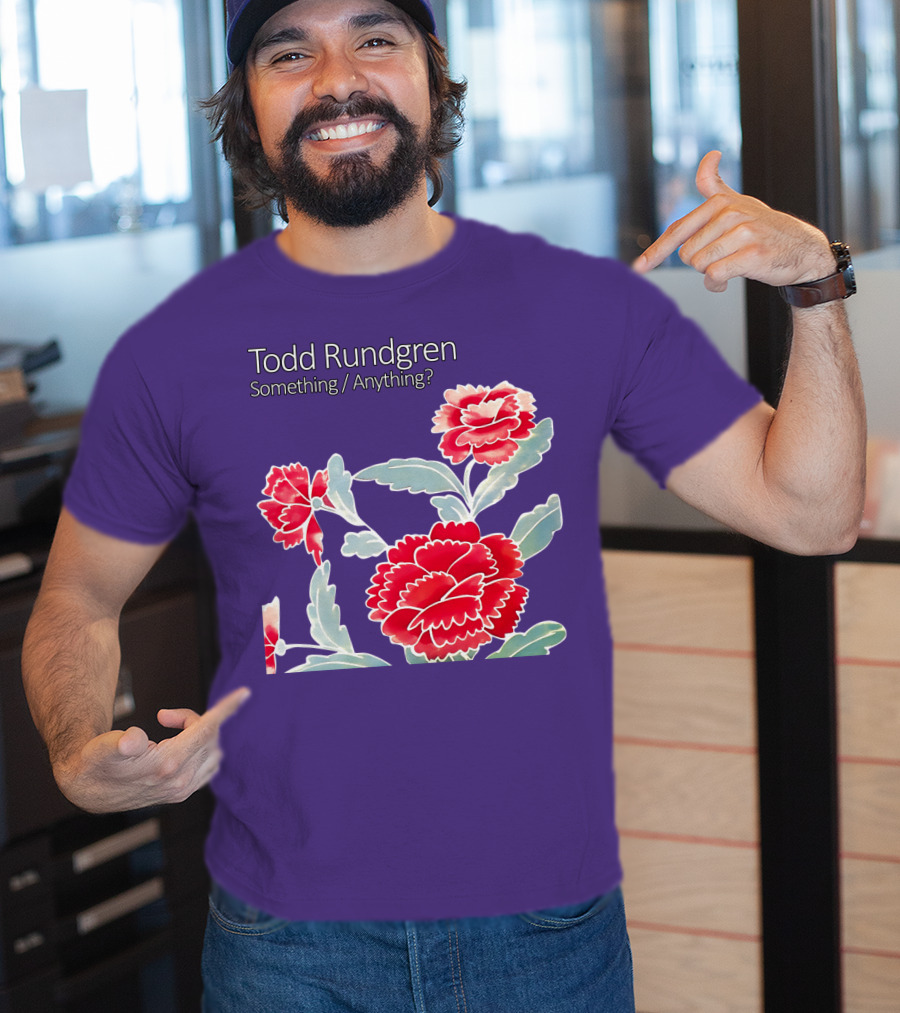 Todd Rundgren Something Anything Red Flowers T-Shirt