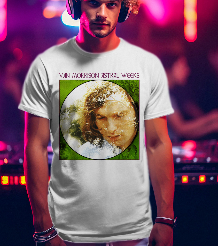 Van Morrison Astral Weeks Album Cover T-Shirt