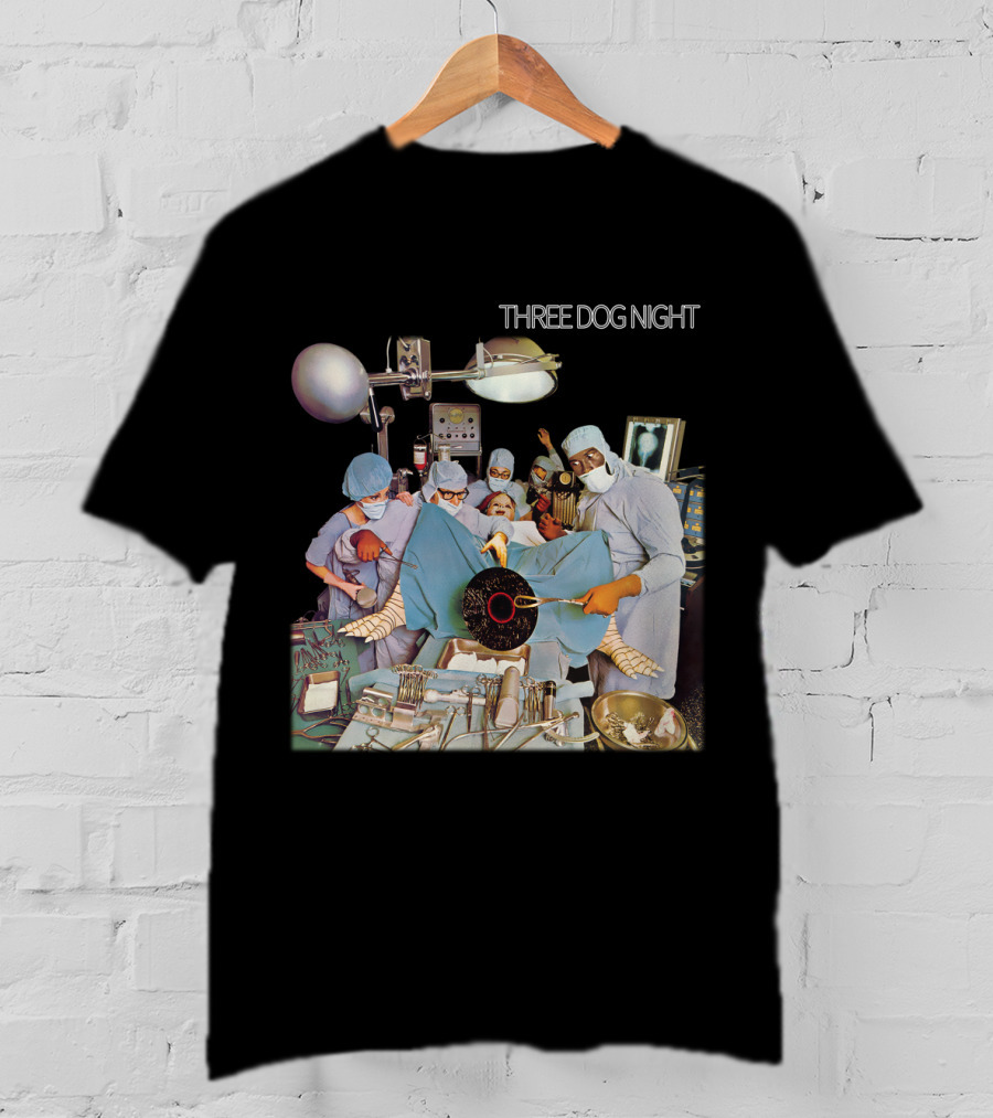 Three Dog Night Vinyl Surgery Operation Scene T-Shirt
