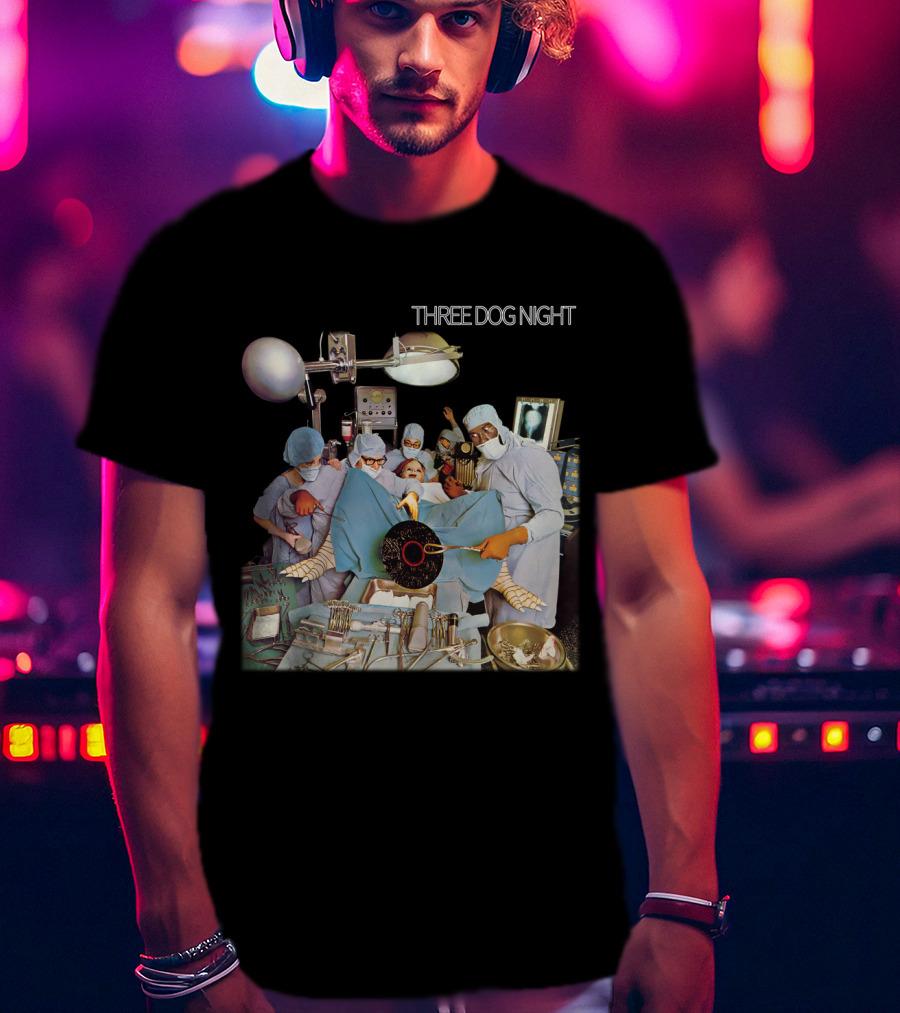 Three Dog Night Vinyl Surgery Operation Scene T-Shirt