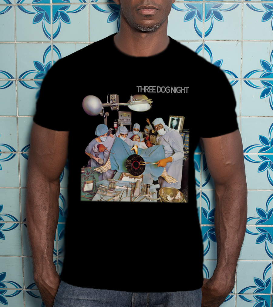 Three Dog Night Vinyl Surgery Operation Scene T-Shirt