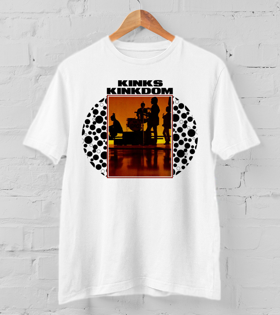 Kinks Kinkdom Album Silhouette Performance Artwork T-Shirt