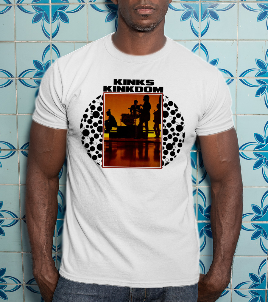 Kinks Kinkdom Album Silhouette Performance Artwork T-Shirt