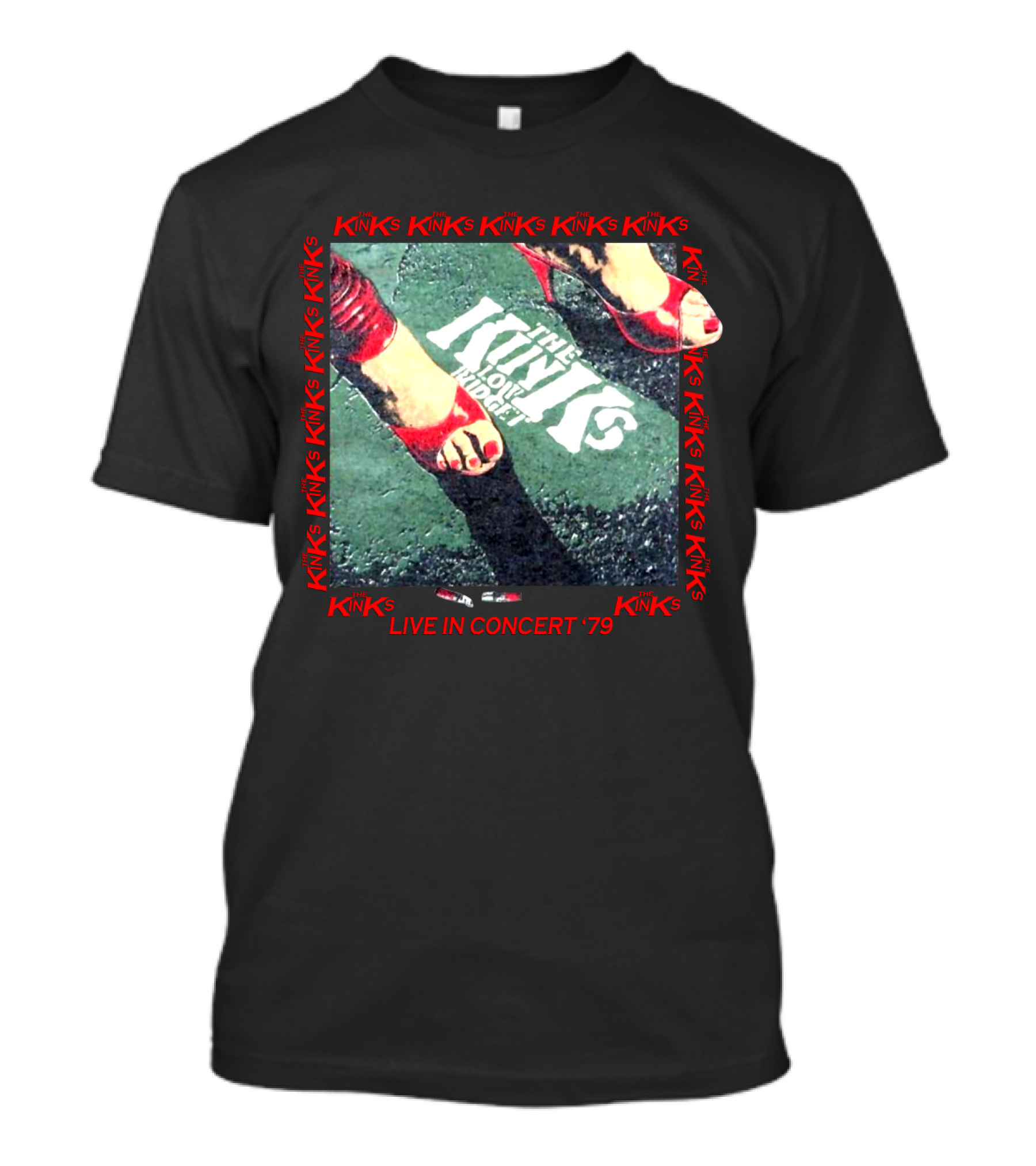 The Kinks Live In Concert '79 Tk-Ms T-Shirt