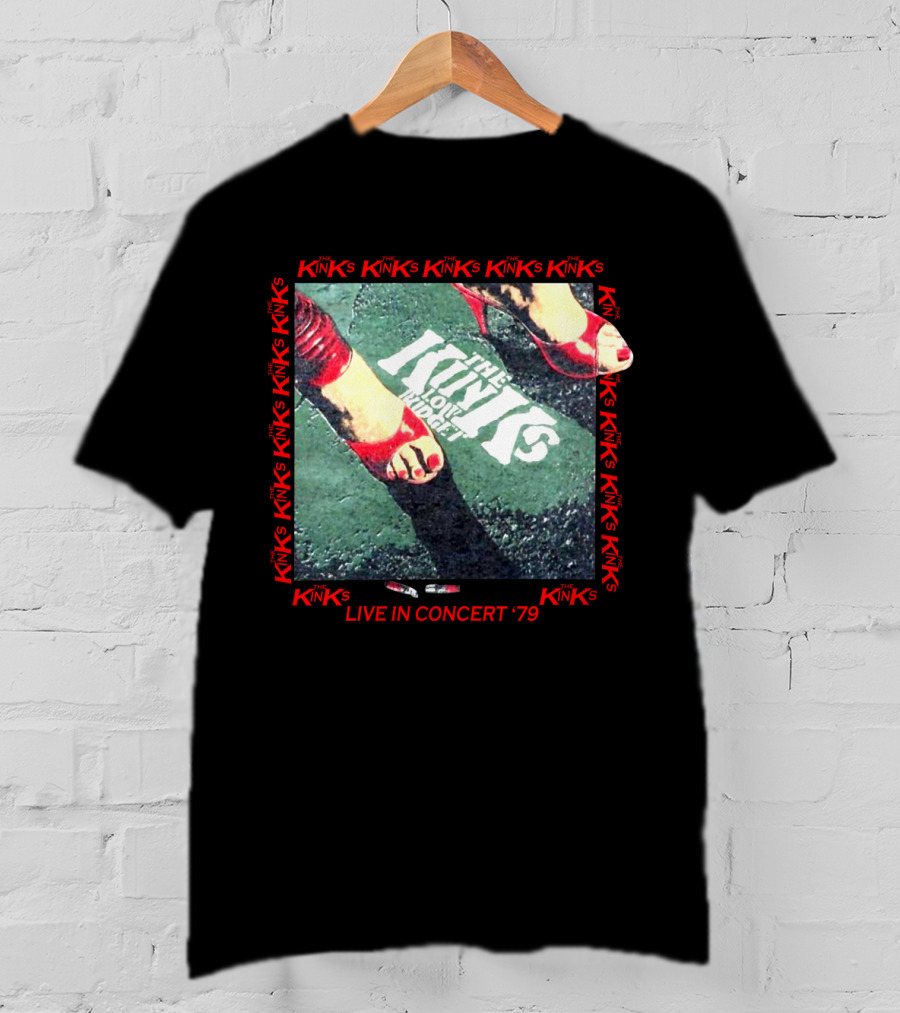 The Kinks Live In Concert '79 Tk-Ms T-Shirt