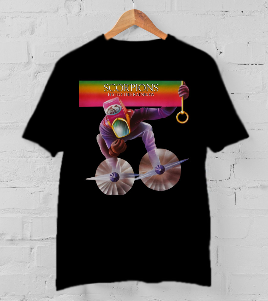Scorpions Fly To The Rainbow Colorful T-Shirt