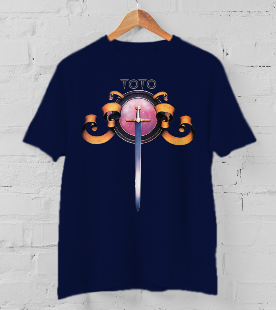 Toto Logo Sword And Ribbons Classic Style T-Shirt