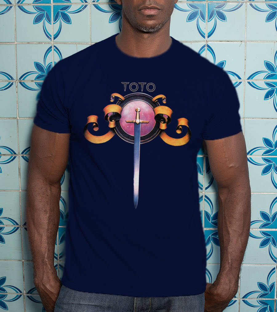 Toto Logo Sword And Ribbons Classic Style T-Shirt