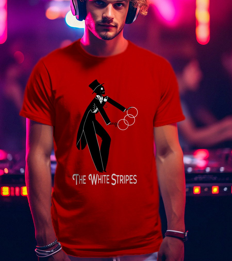 The White Stripes Juggling Man Red T-Shirt
