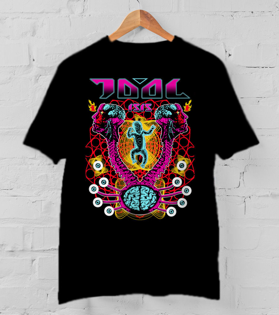 Tool Isis Surreal Brain And Skeleton Art T-Shirt