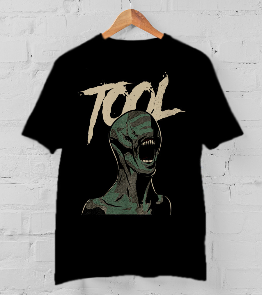 Tool Monster Scream Alien Head Artwork T-Shirt