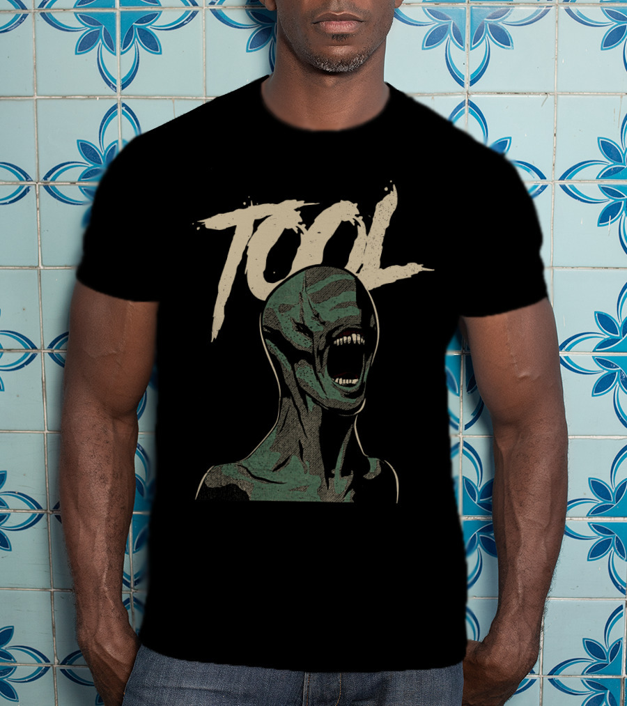 Tool Monster Scream Alien Head Artwork T-Shirt