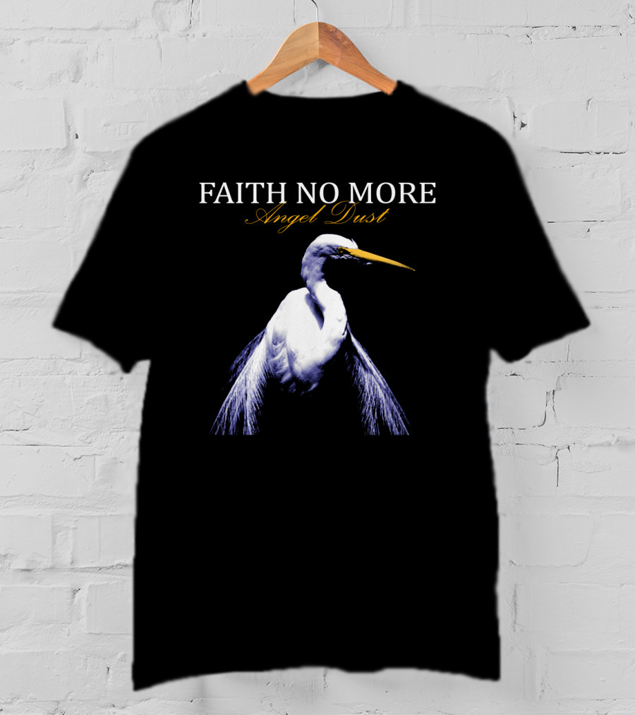 Faith No More Angel Dust Egret Album Cover T-Shirt