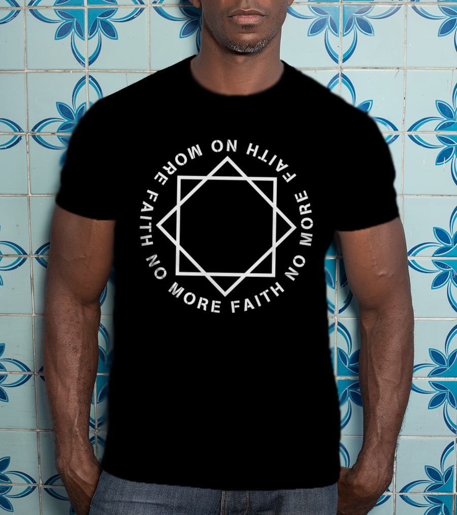 Faith No More Symbol Circle Text T-Shirt