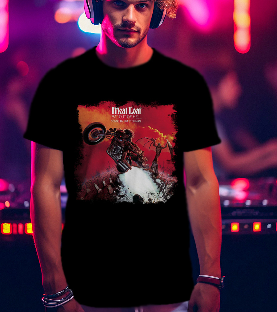 Meat Loaf Bat Out Of Hell Songs By Jim Steinman T-Shirt