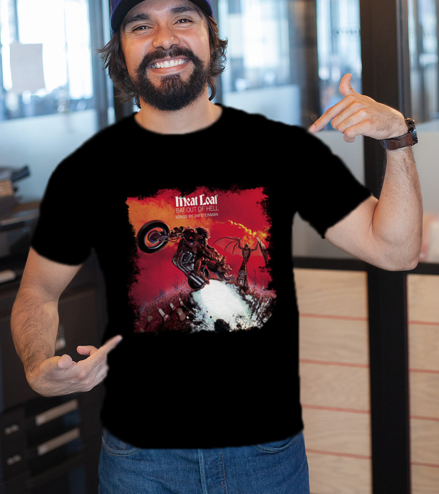 Meat Loaf Bat Out Of Hell Songs By Jim Steinman T-Shirt