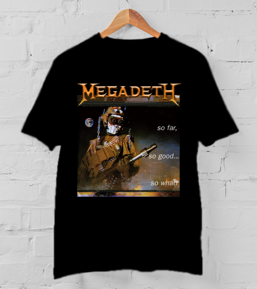Megadeth So Far So Good So What Mgd-Ms T-Shirt