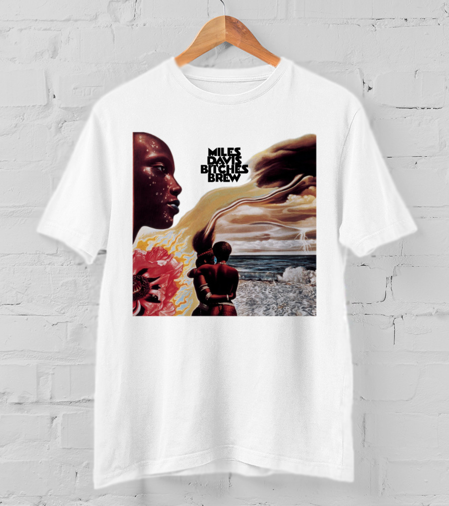 Miles Davis Bitches Brew Album Cover Art T-Shirt