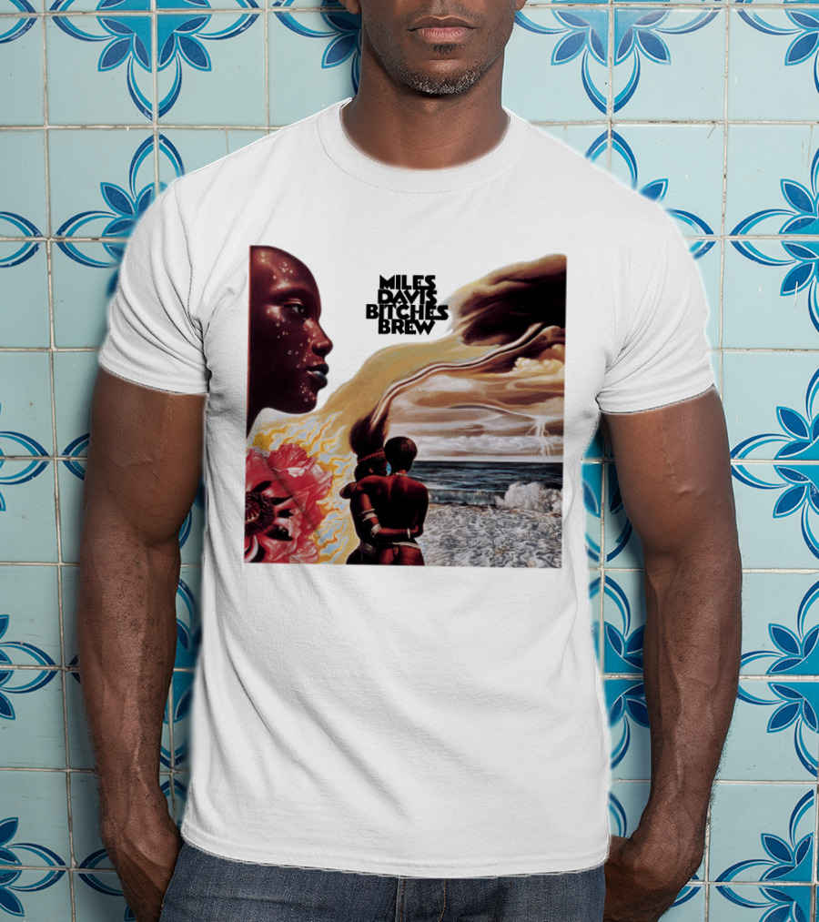 Miles Davis Bitches Brew Album Cover Art T-Shirt