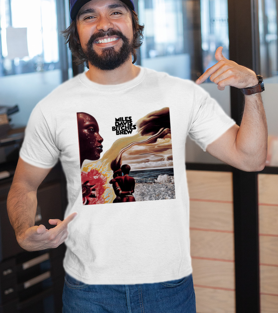 Miles Davis Bitches Brew Album Cover Art T-Shirt