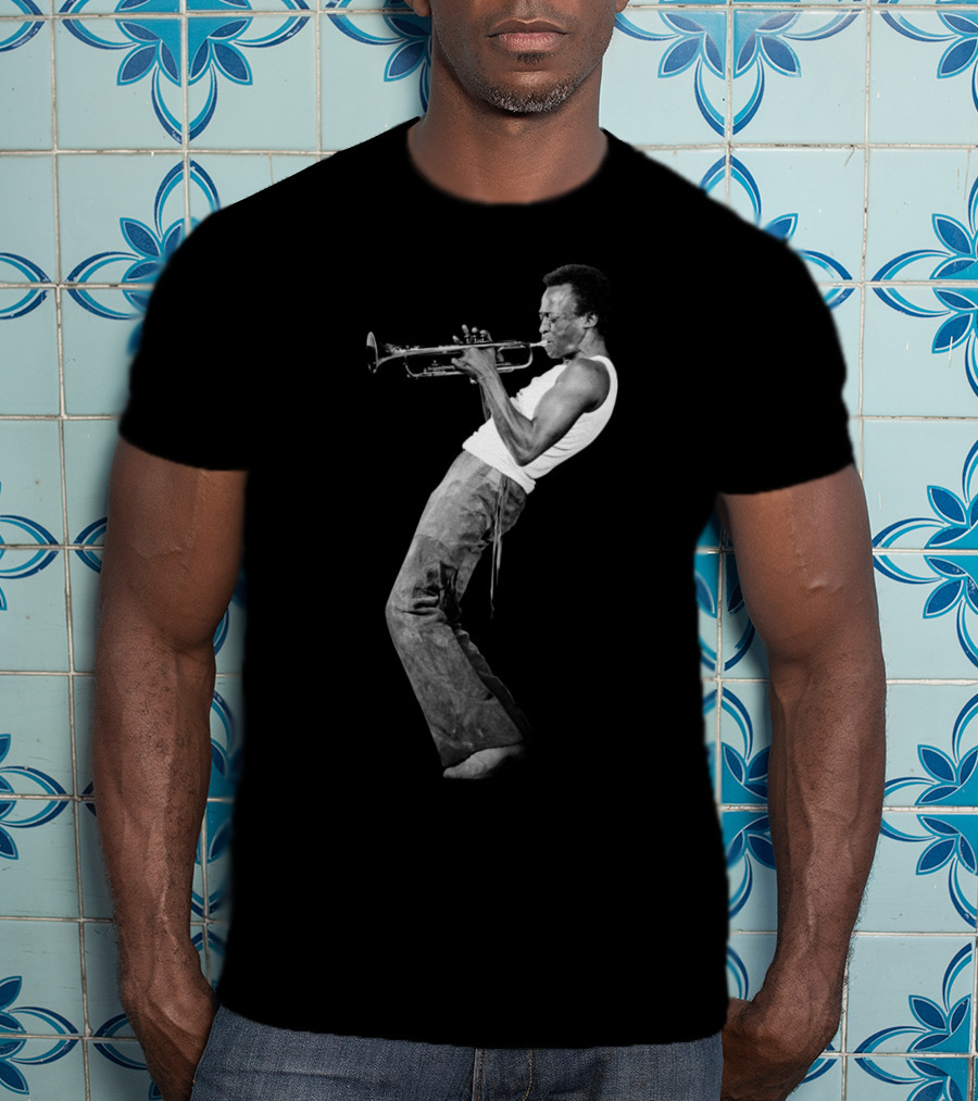 Jazz Musician Trumpet Player Iconic Performance T-Shirt