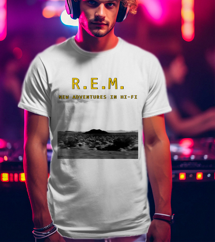 R.E.M. New Adventures In Hi-Fi Desert Landscape Photography T-Shirt