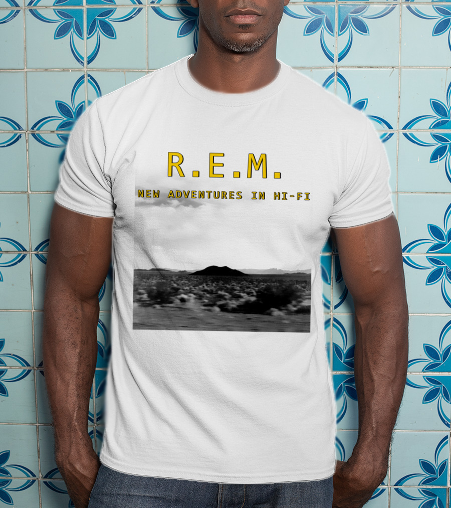 R.E.M. New Adventures In Hi-Fi Desert Landscape Photography T-Shirt