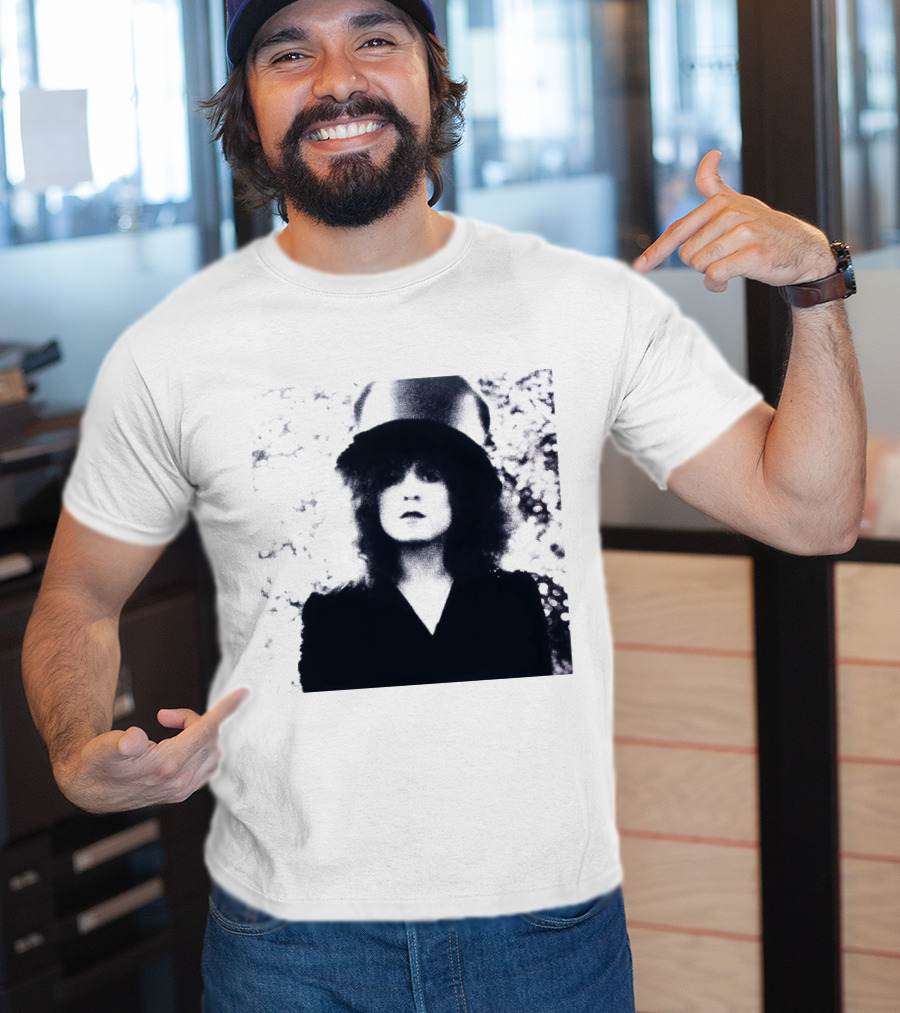 Marc Bolan Top Hat Monochrome Portrait Trx T-Shirt