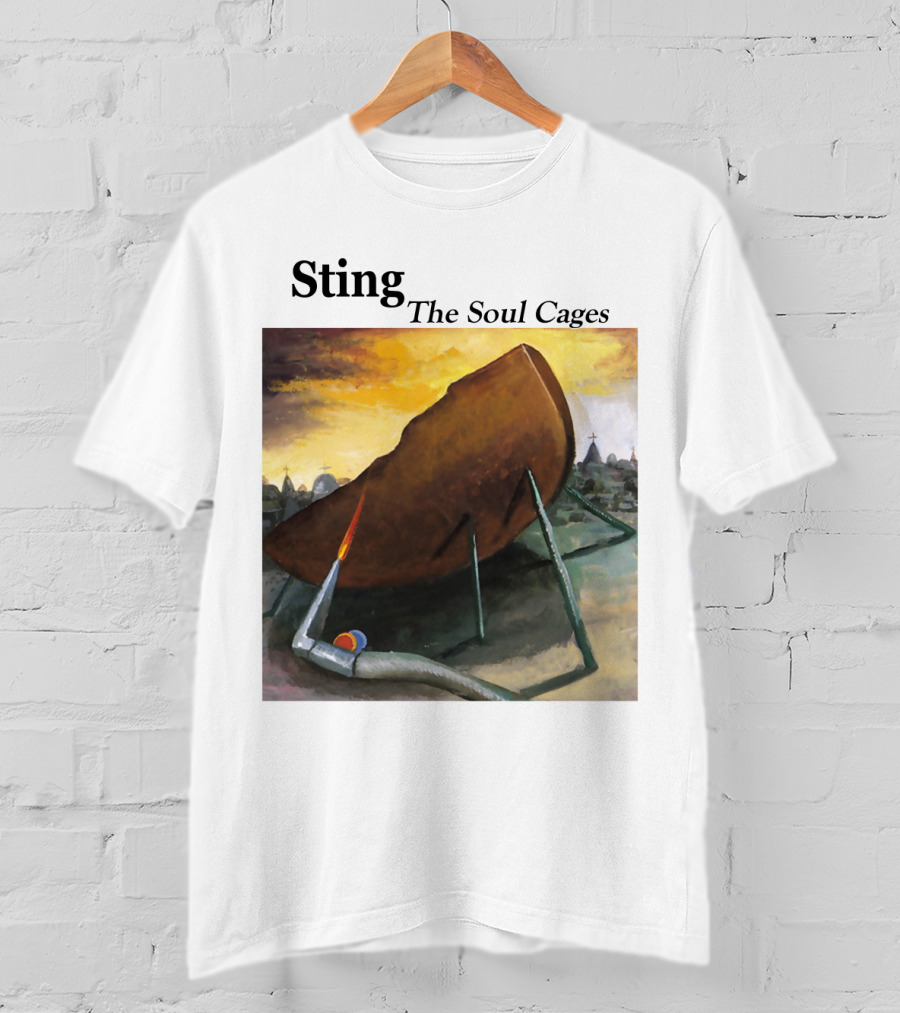 Sting The Soul Cages Album Cover Art T-Shirt