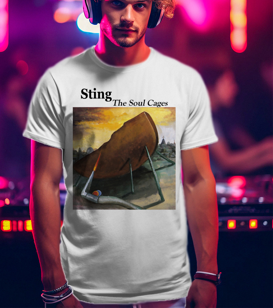 Sting The Soul Cages Album Cover Art T-Shirt