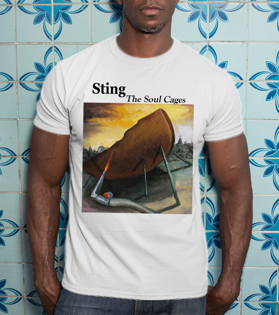 Sting The Soul Cages Album Cover Art T-Shirt