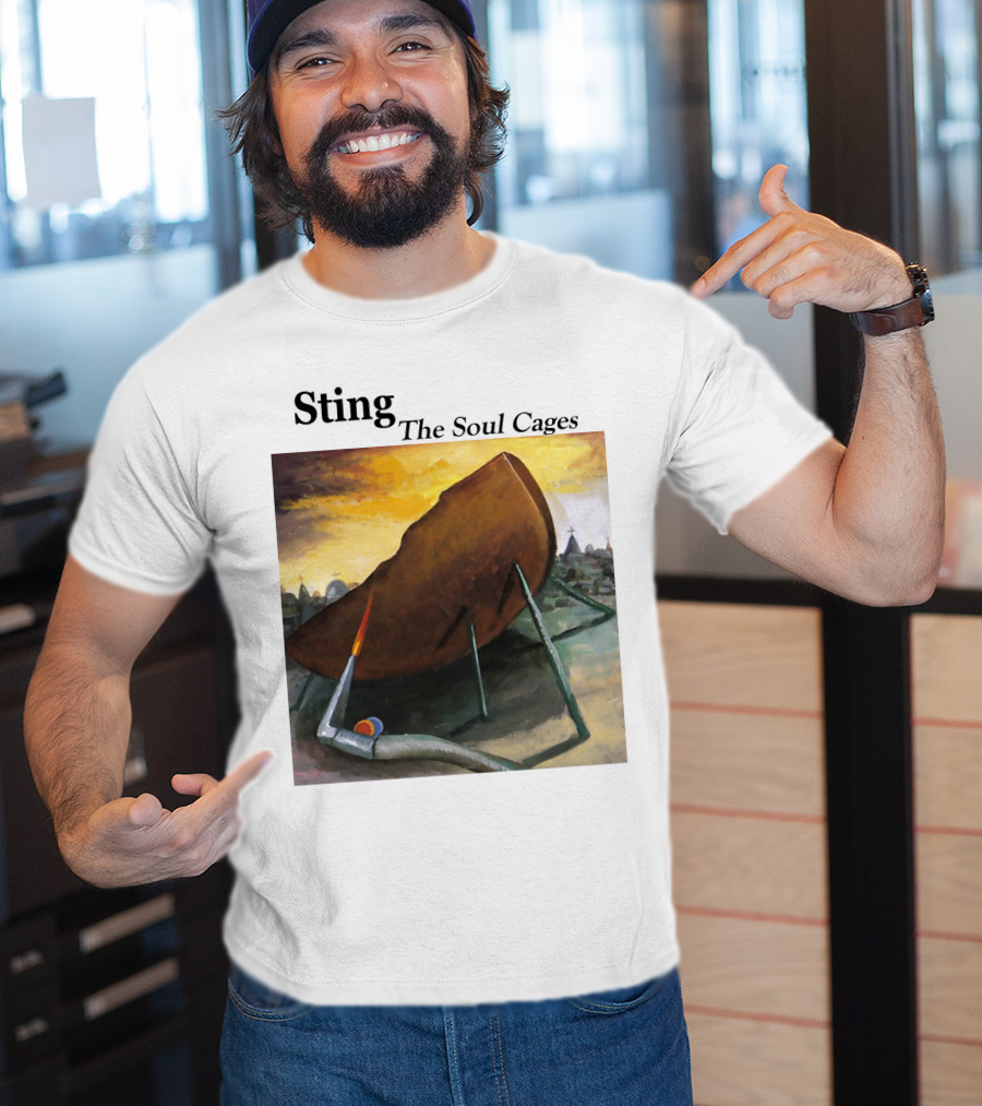 Sting The Soul Cages Album Cover Art T-Shirt