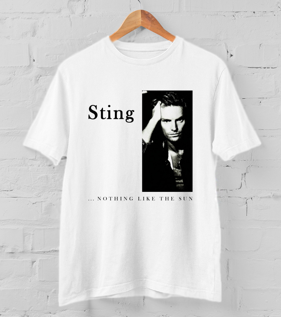 Sting ...Nothing Like The Sun Album Cover T-Shirt