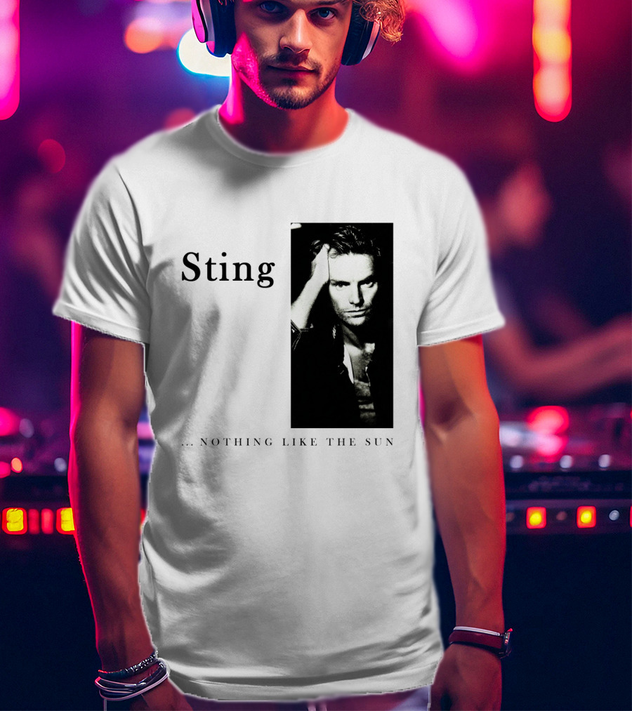 Sting ...Nothing Like The Sun Album Cover T-Shirt