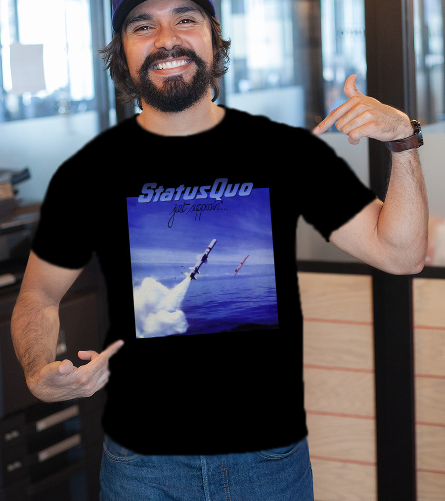 Status Quo Just Supposin. Ocean Rocket Launch T-Shirt