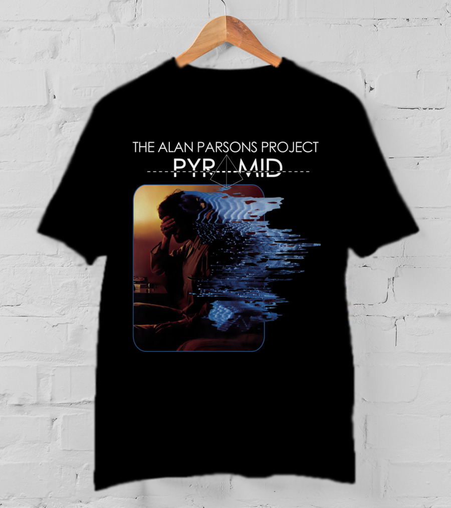 The Alan Parsons Project Pyramid Album Distorted Reflection T-Shirt