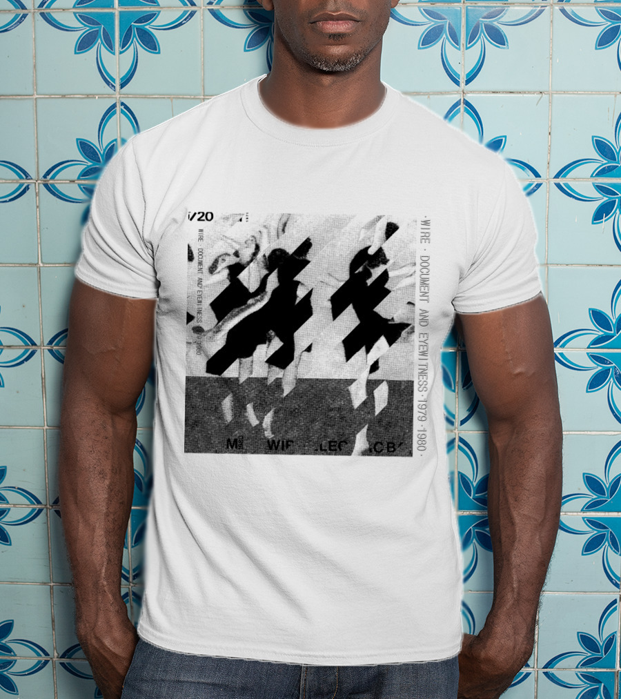 Wire Document And Eyewitness 1979 1980 V/20 M LE CB T-Shirt
