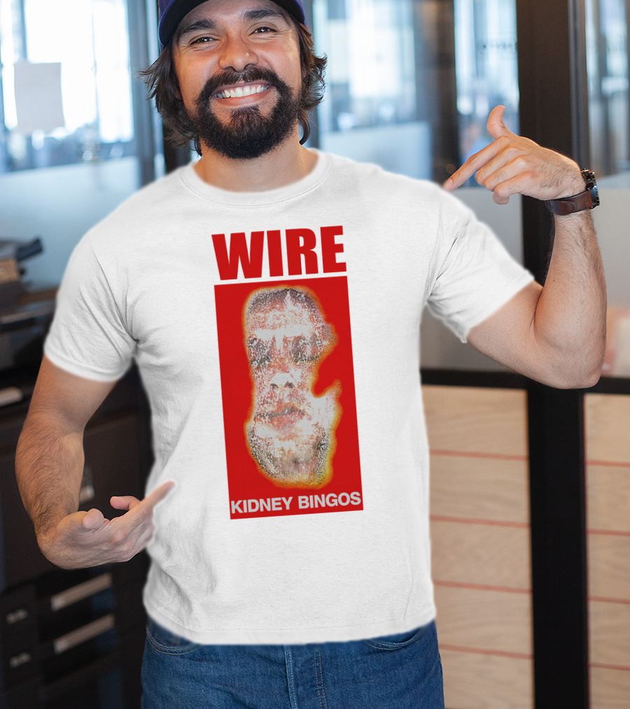 WIRE Kidney Bingos Red Face T-Shirt