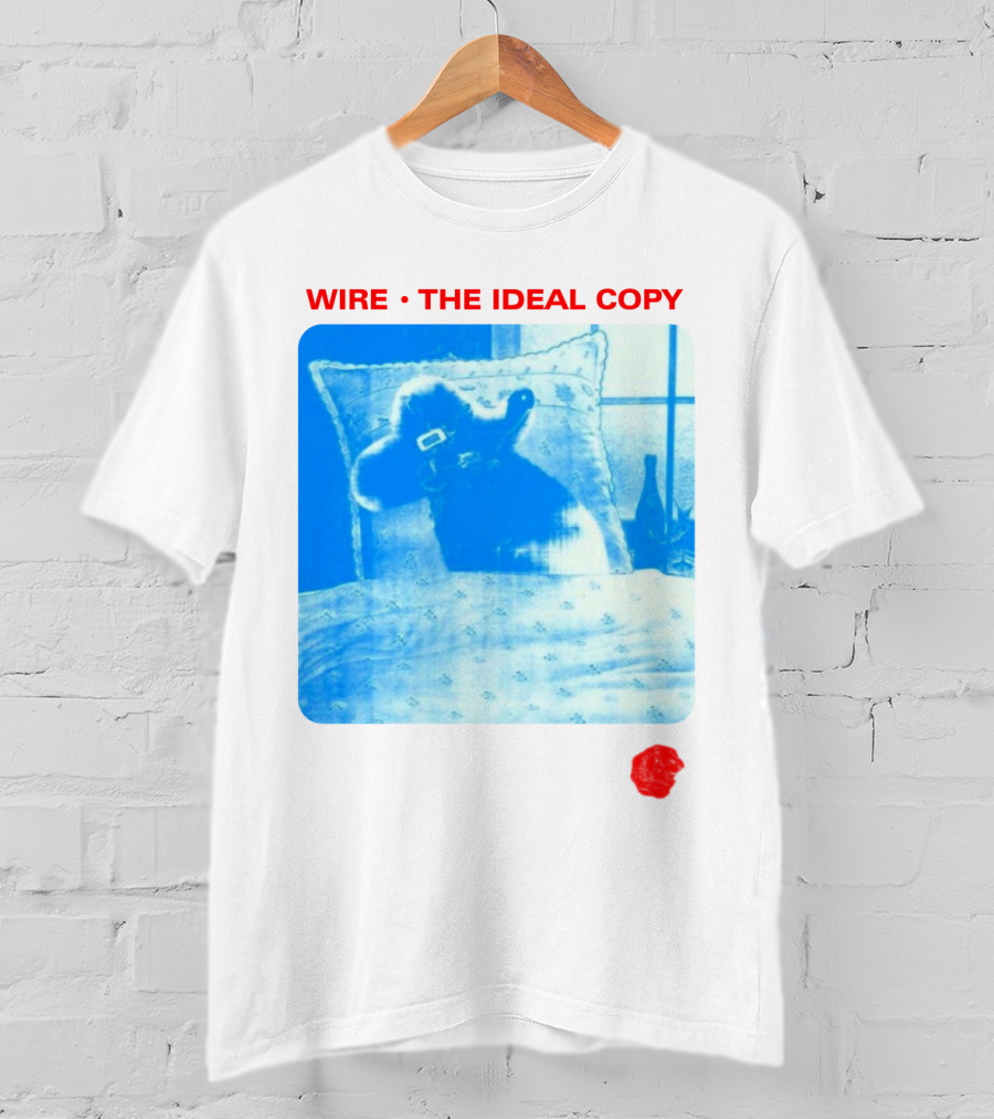 Wire The Ideal Copy Blue Dog On Pillow T-Shirt