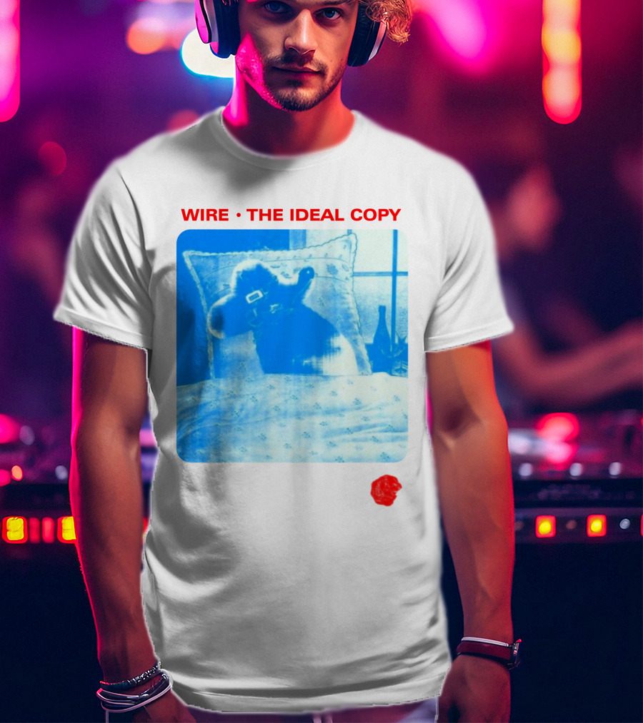Wire The Ideal Copy Blue Dog On Pillow T-Shirt