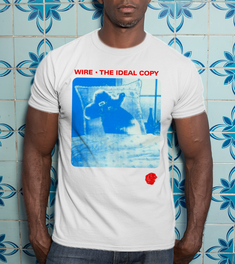 Wire The Ideal Copy Blue Dog On Pillow T-Shirt