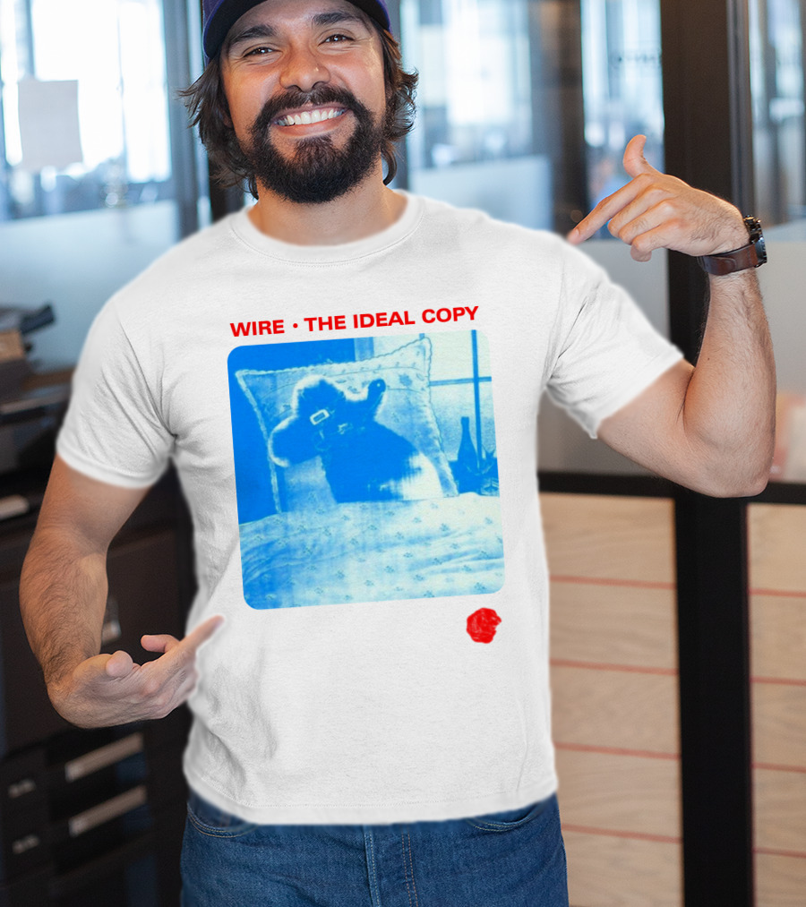 Wire The Ideal Copy Blue Dog On Pillow T-Shirt