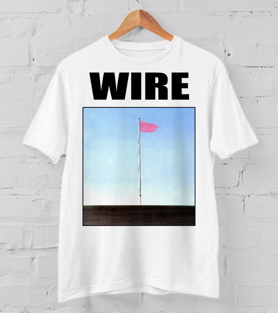Wire Pink Flag Iconic Album Cover T-Shirt