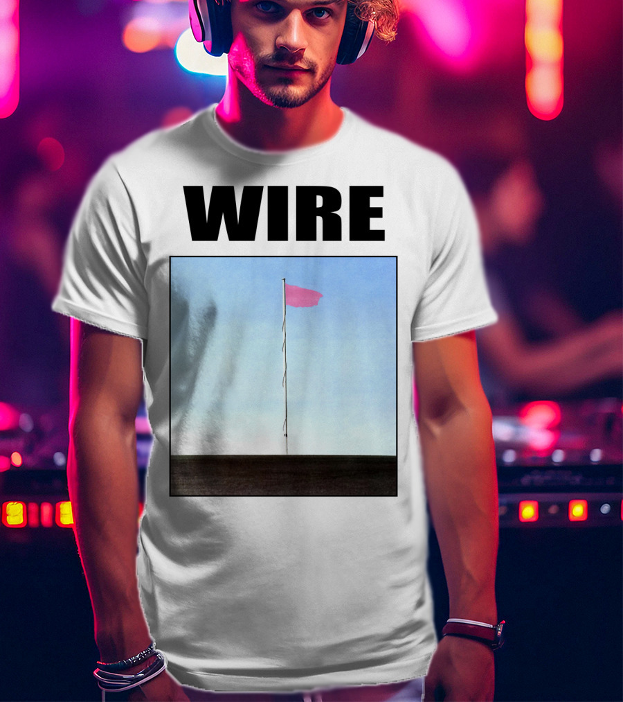 Wire Pink Flag Iconic Album Cover T-Shirt